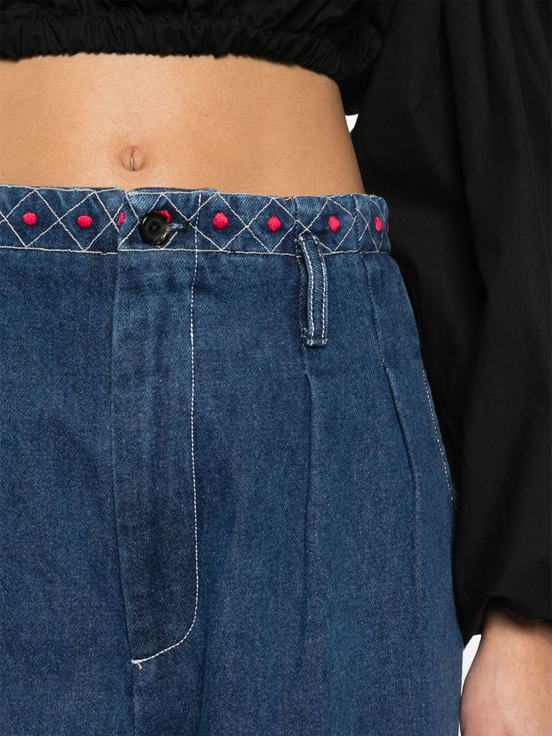 Blue Murray High-rise Straight-leg Jeans