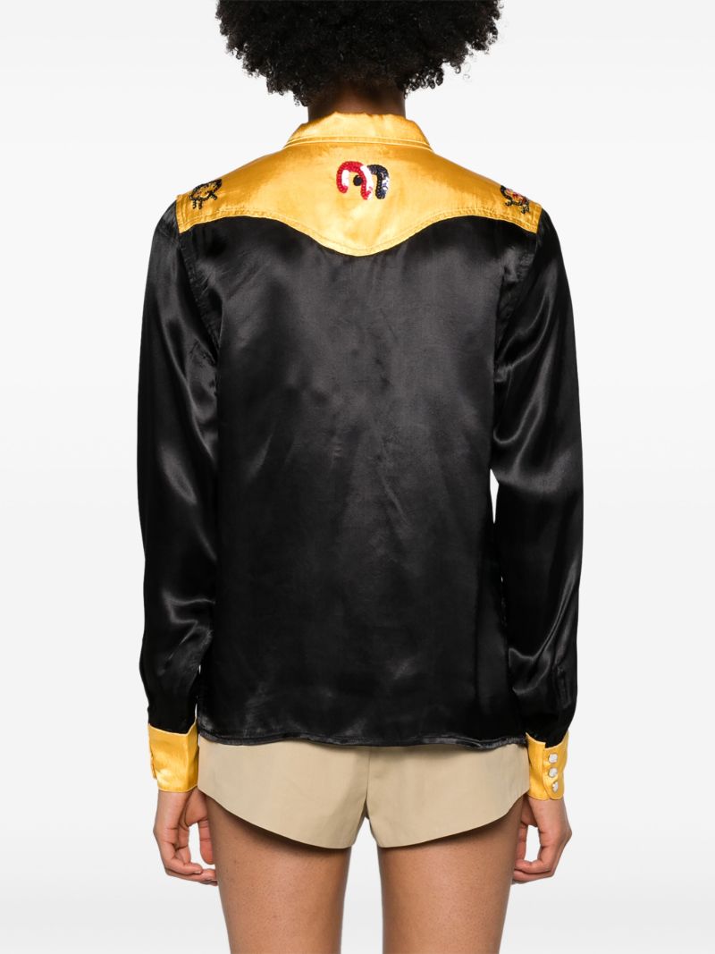 Black Sequin Rodeo Shirt