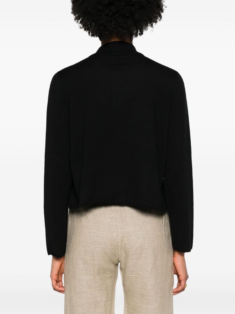 Black Beaded Abilene Cardigan