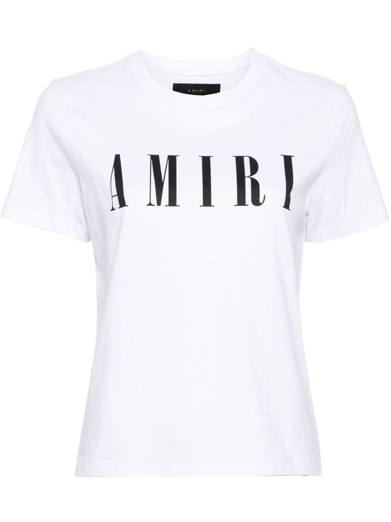 White Logo-print Cotton T-shirt