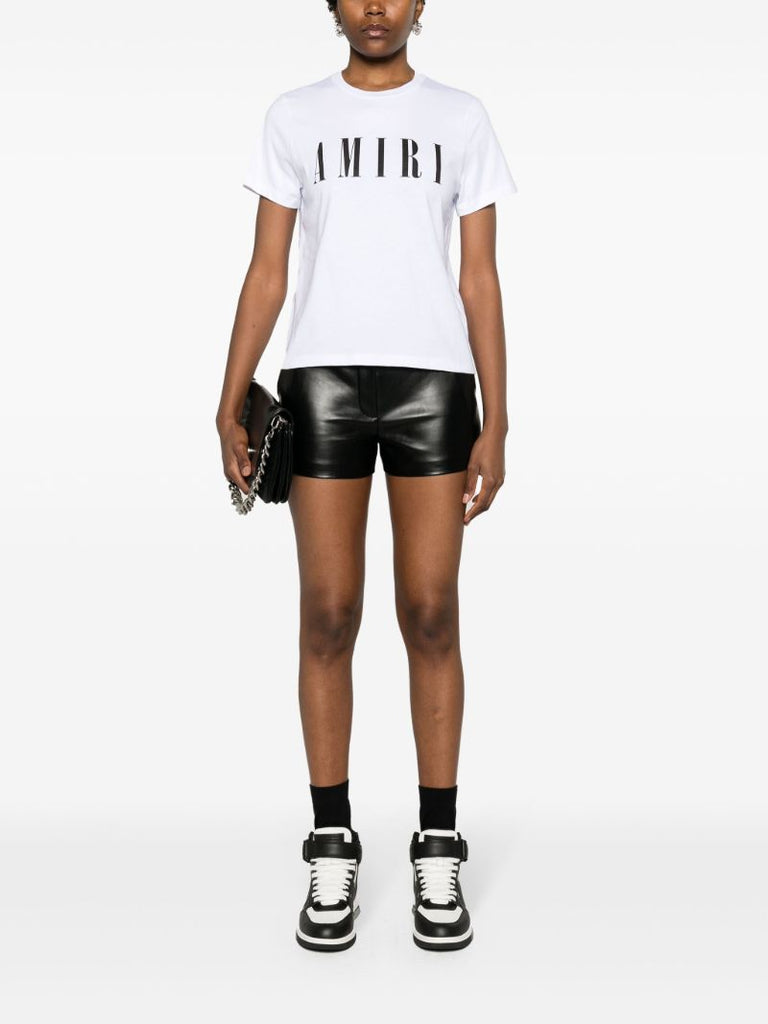 White Logo-print Cotton T-shirt
