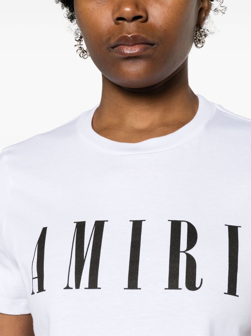 White Logo-print Cotton T-shirt