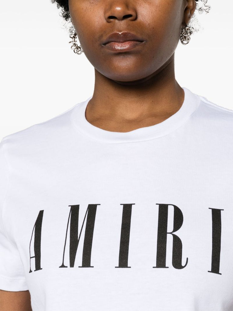 White Logo-print Cotton T-shirt