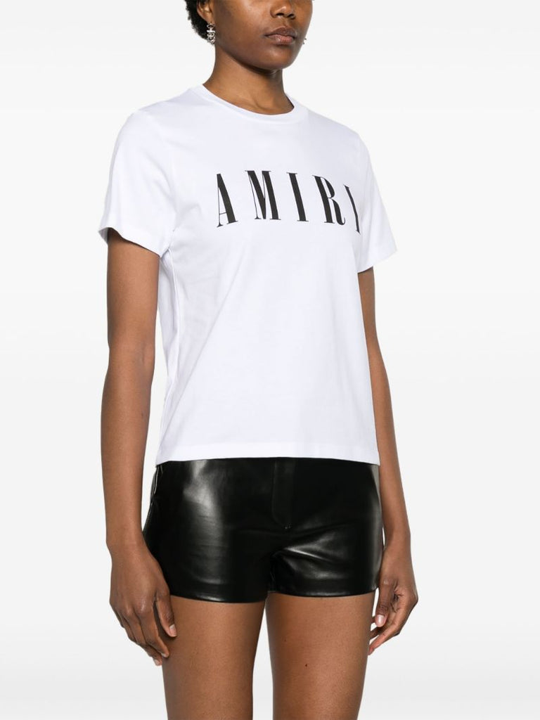 White Logo-print Cotton T-shirt
