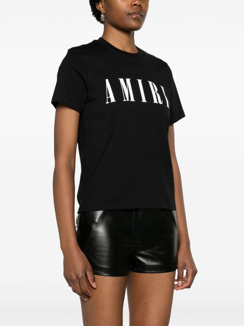 Black Logo-print Cotton T-shirt