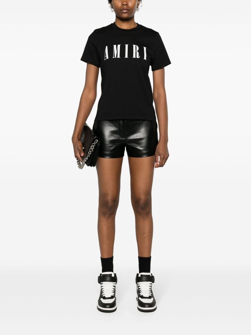 Black Logo-print Cotton T-shirt