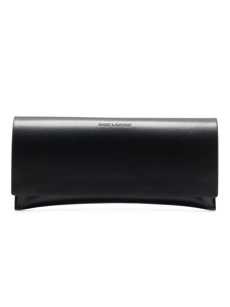 Black Logo-detail Cat-eye Sunglasses
