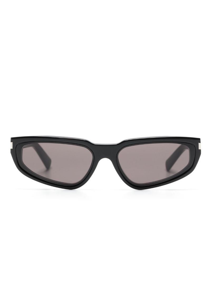 Black Nova Oval-frame Sunglasses