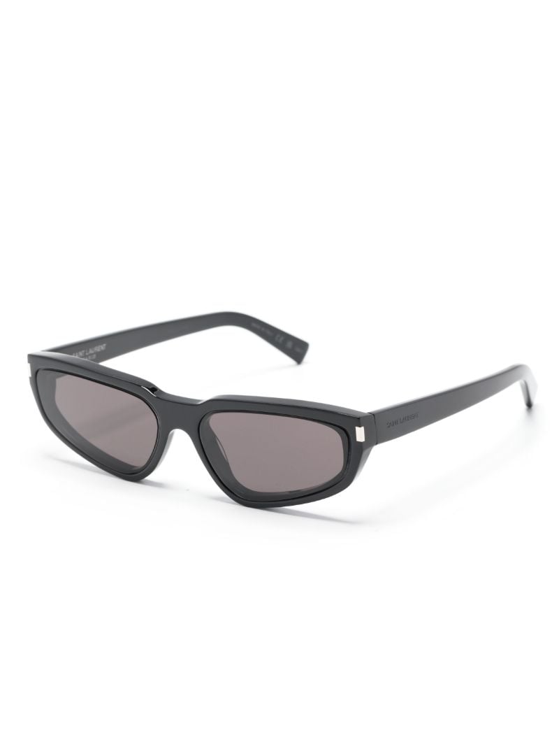Black Nova Oval-frame Sunglasses