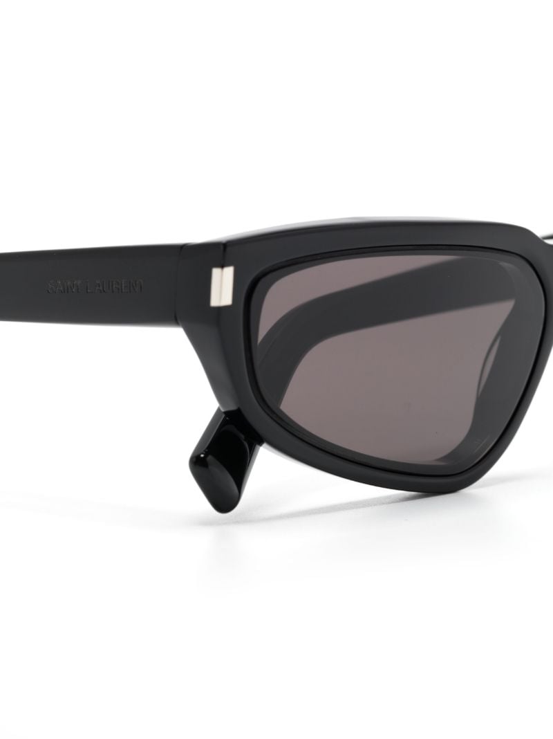 Black Nova Oval-frame Sunglasses