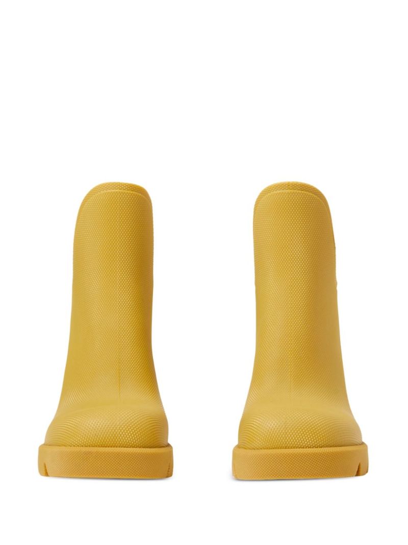 Yellow March Rubber Ankle Boots