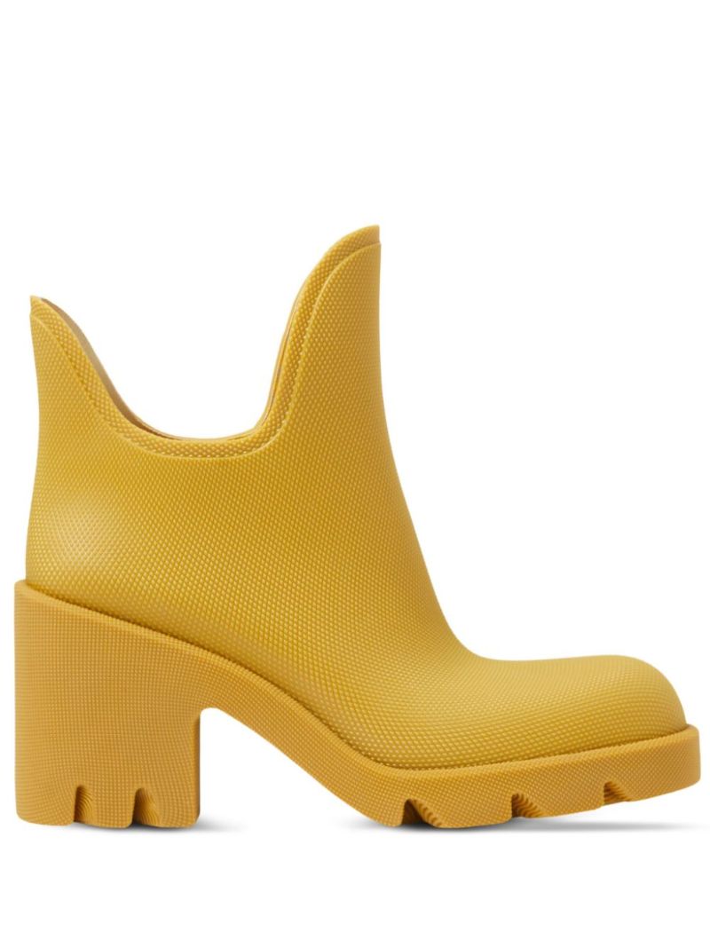 Yellow March Rubber Ankle Boots