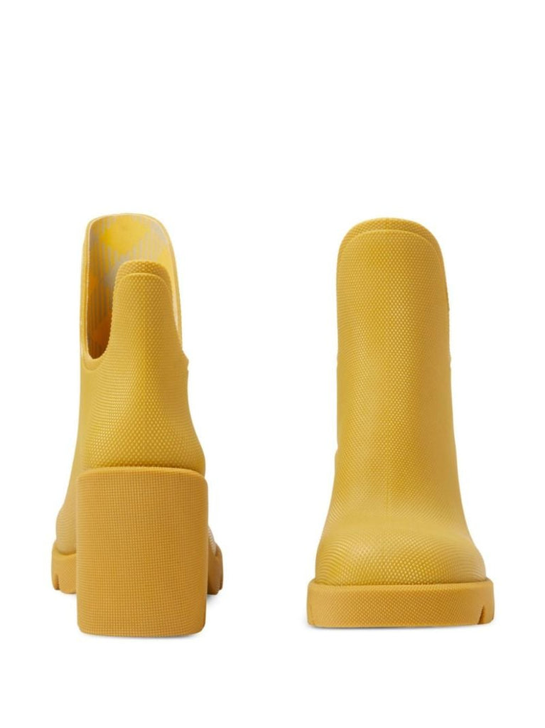 Yellow March Rubber Ankle Boots