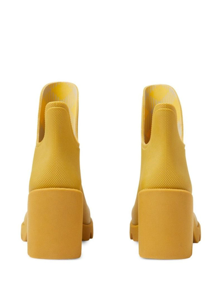 Yellow March Rubber Ankle Boots
