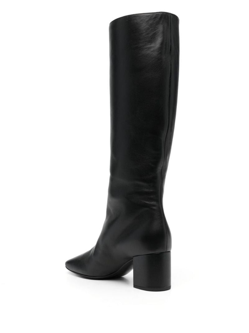 Black Jackie 60 Leather Boots