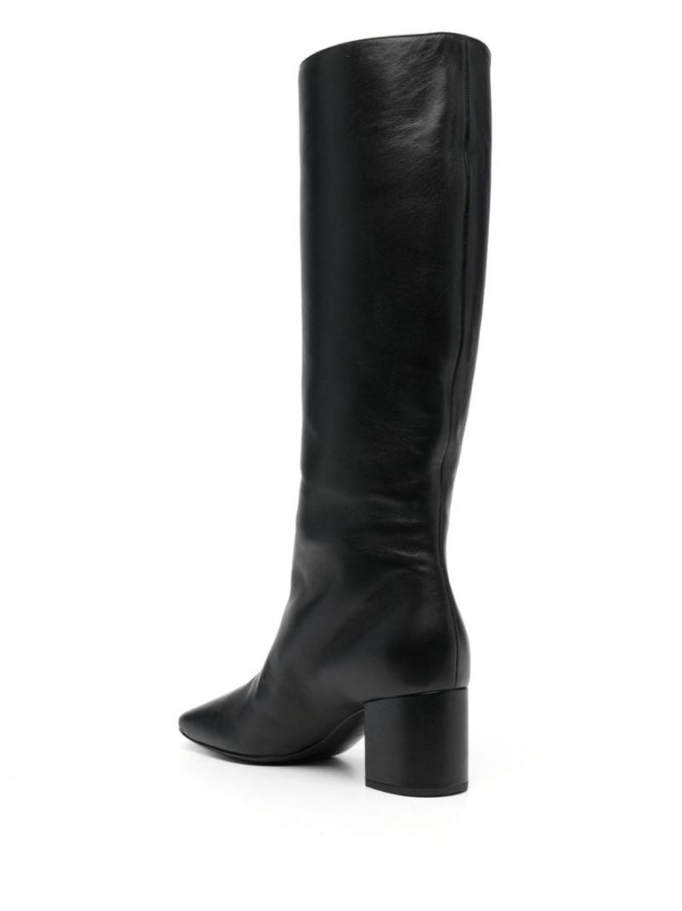 Black Jackie 60 Leather Boots