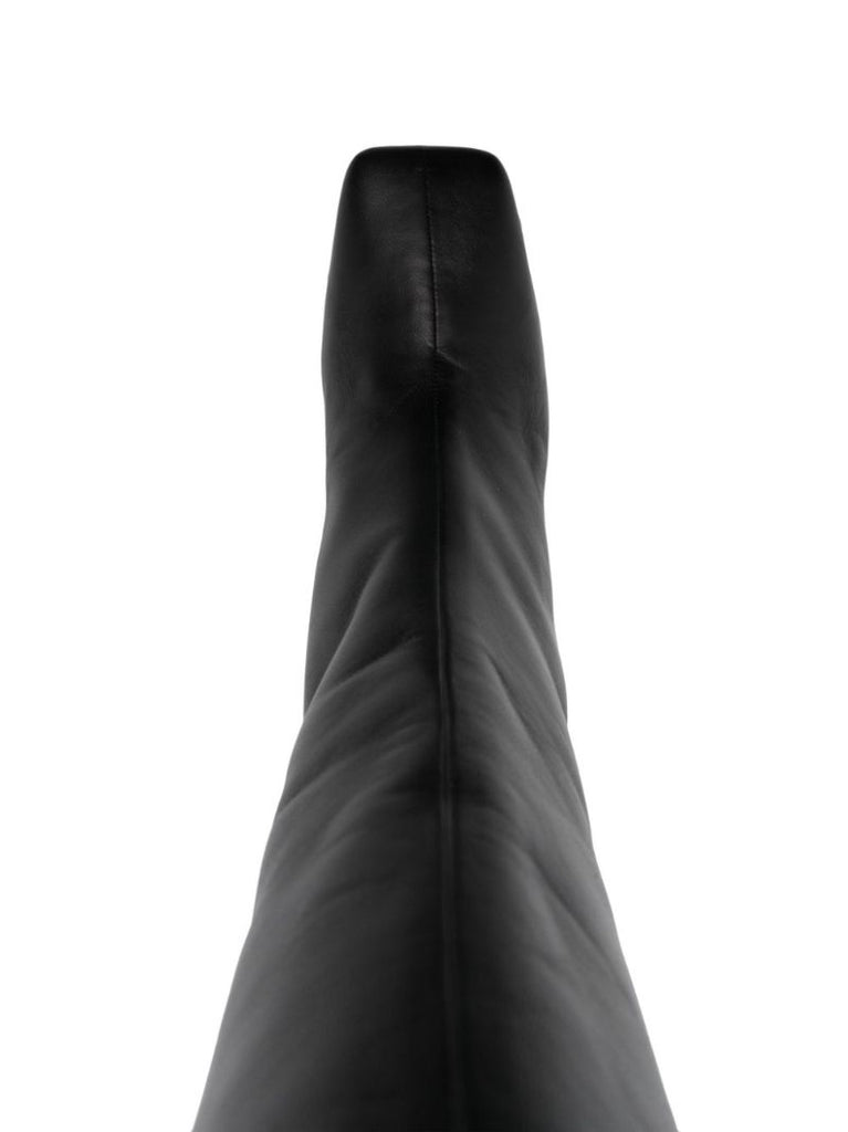 Black Jackie 60 Leather Boots