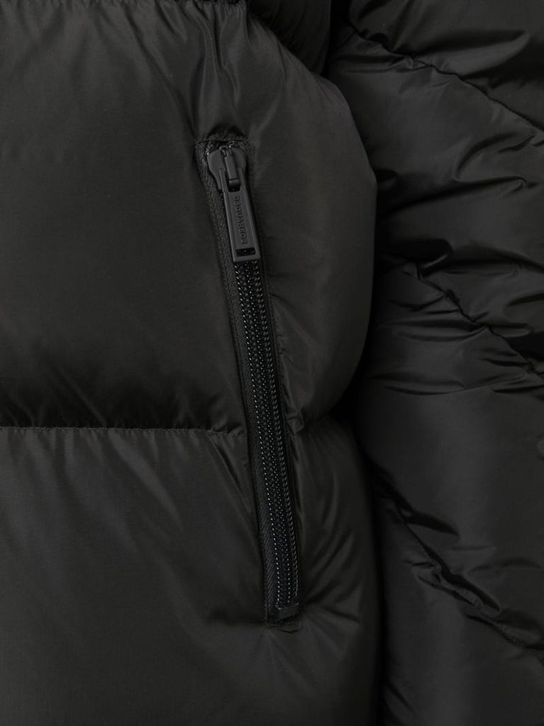 Black Feather-down Padded Jacket