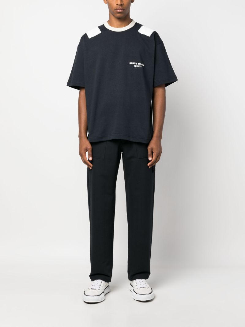Blue Marina Cotton T-shirt