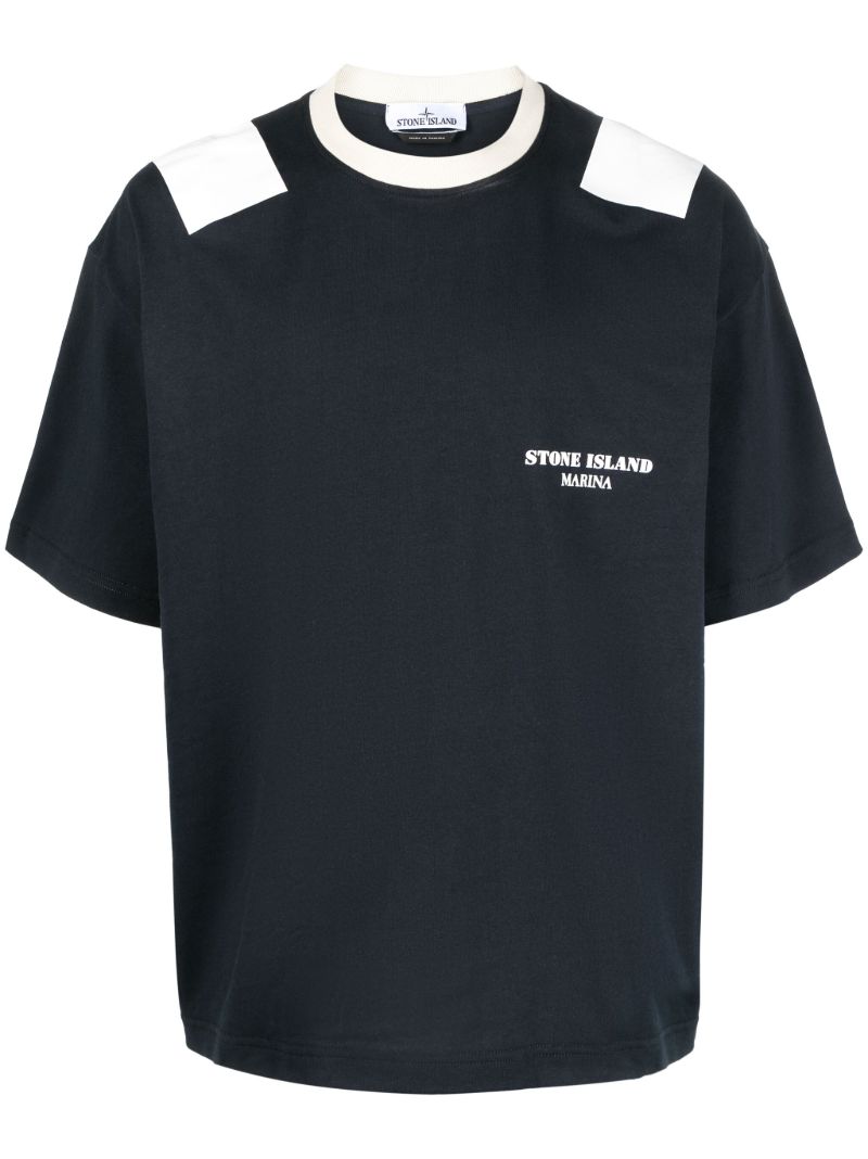 Blue Marina Cotton T-shirt