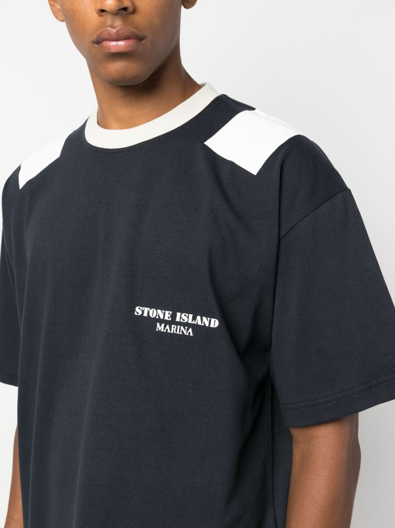 Blue Marina Cotton T-shirt
