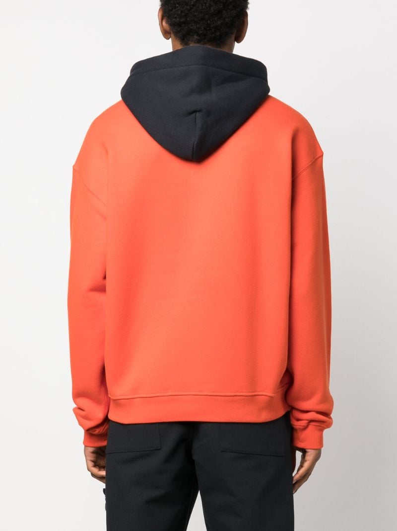 Orange Marina Cotton Hoodie