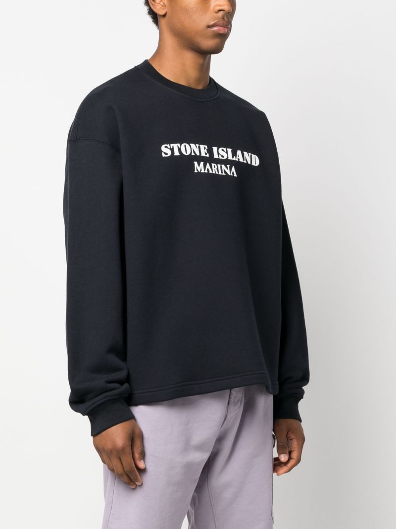 Blue Marina Cotton Sweatshirt