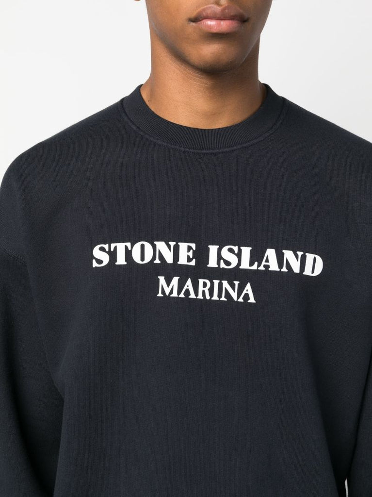 Blue Marina Cotton Sweatshirt