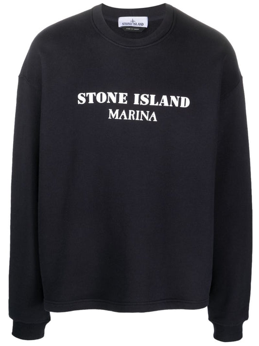 Blue Marina Cotton Sweatshirt