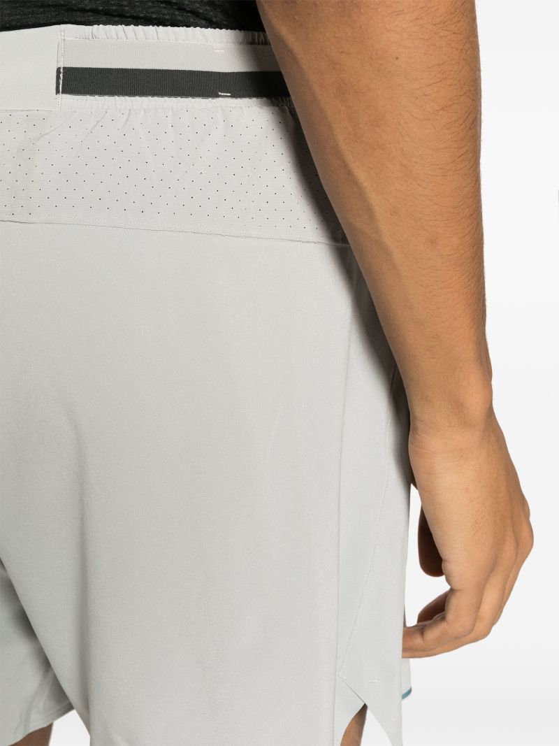 Grey Surge Lined 6 Inch Running Shorts