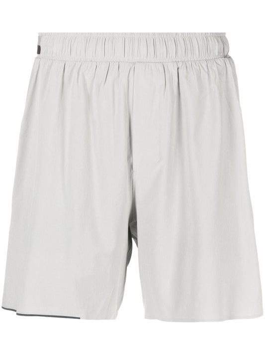 Grey Surge Lined 6 Inch Running Shorts