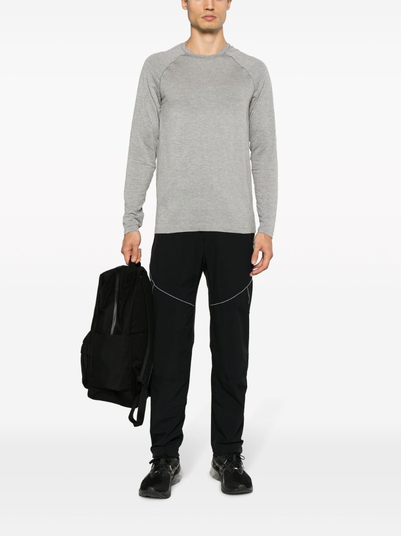 Grey Metal Vent Tech Long-sleeve T-shirt