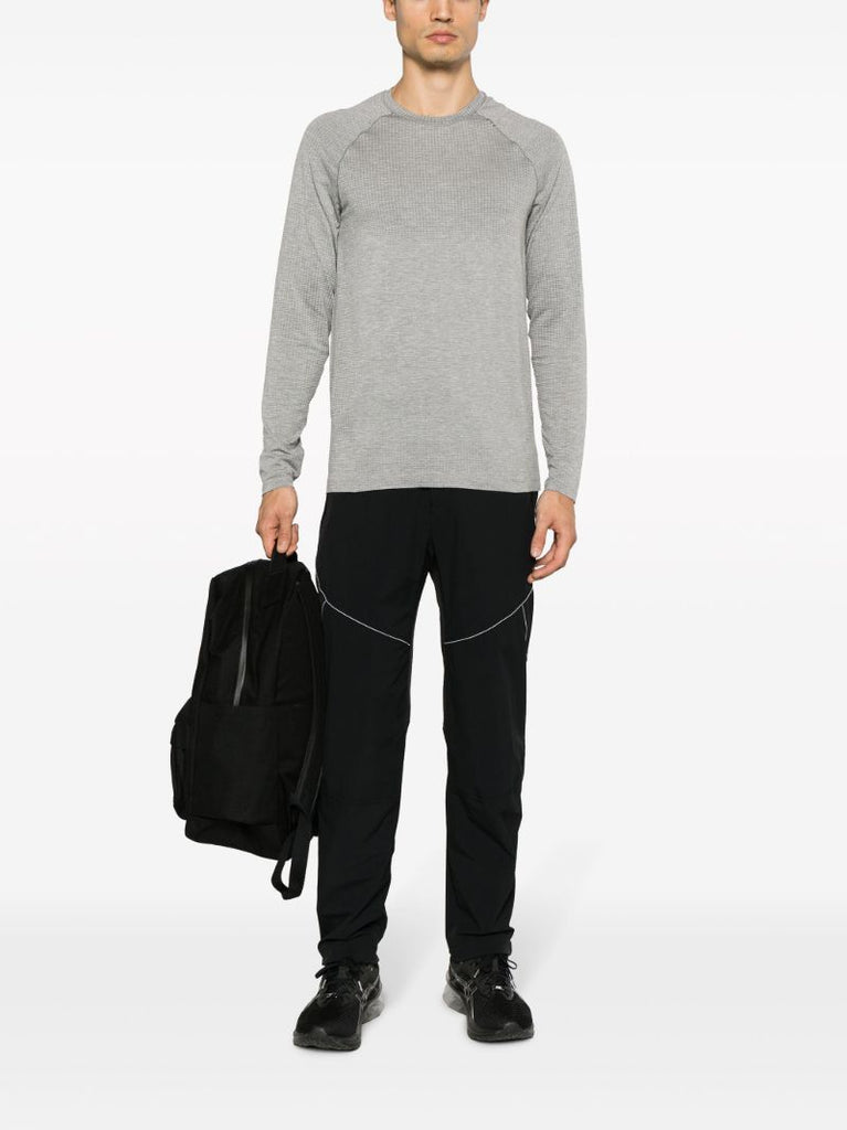 Grey Metal Vent Tech Long-sleeve T-shirt