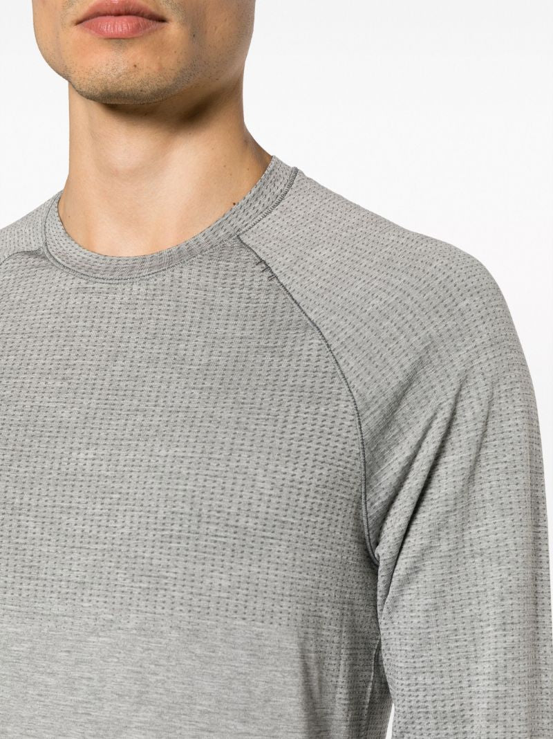 Grey Metal Vent Tech Long-sleeve T-shirt