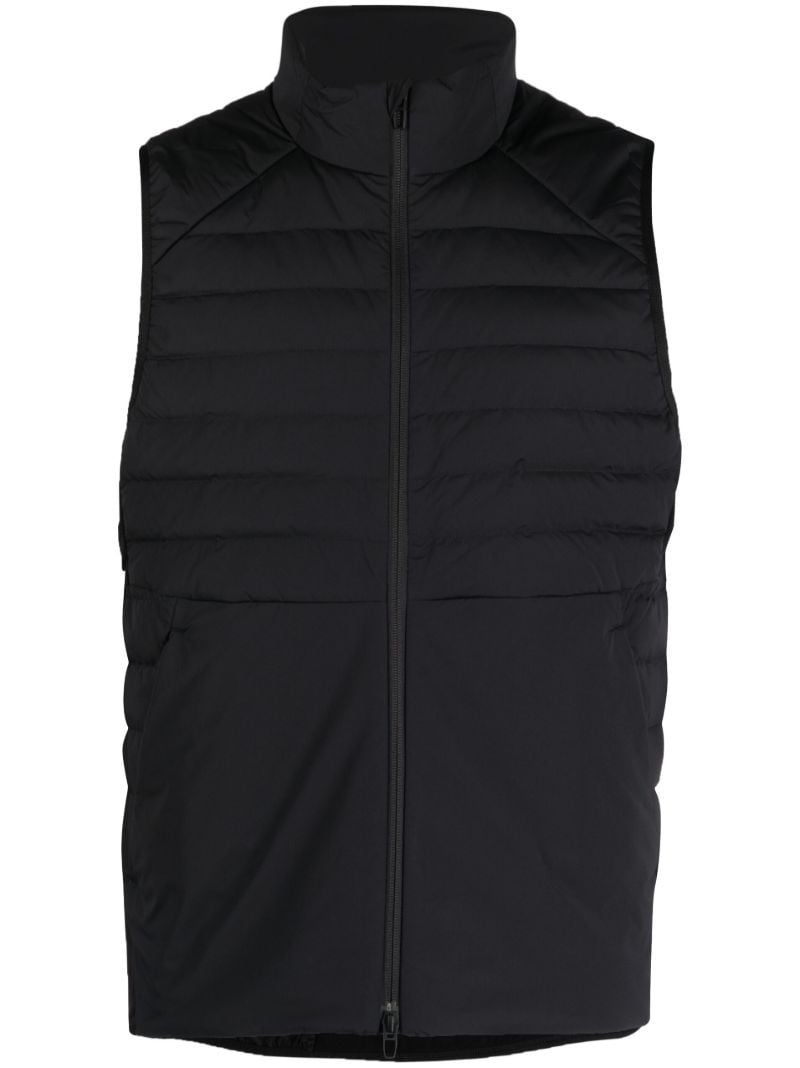 Black Down for It All Quilted Vest