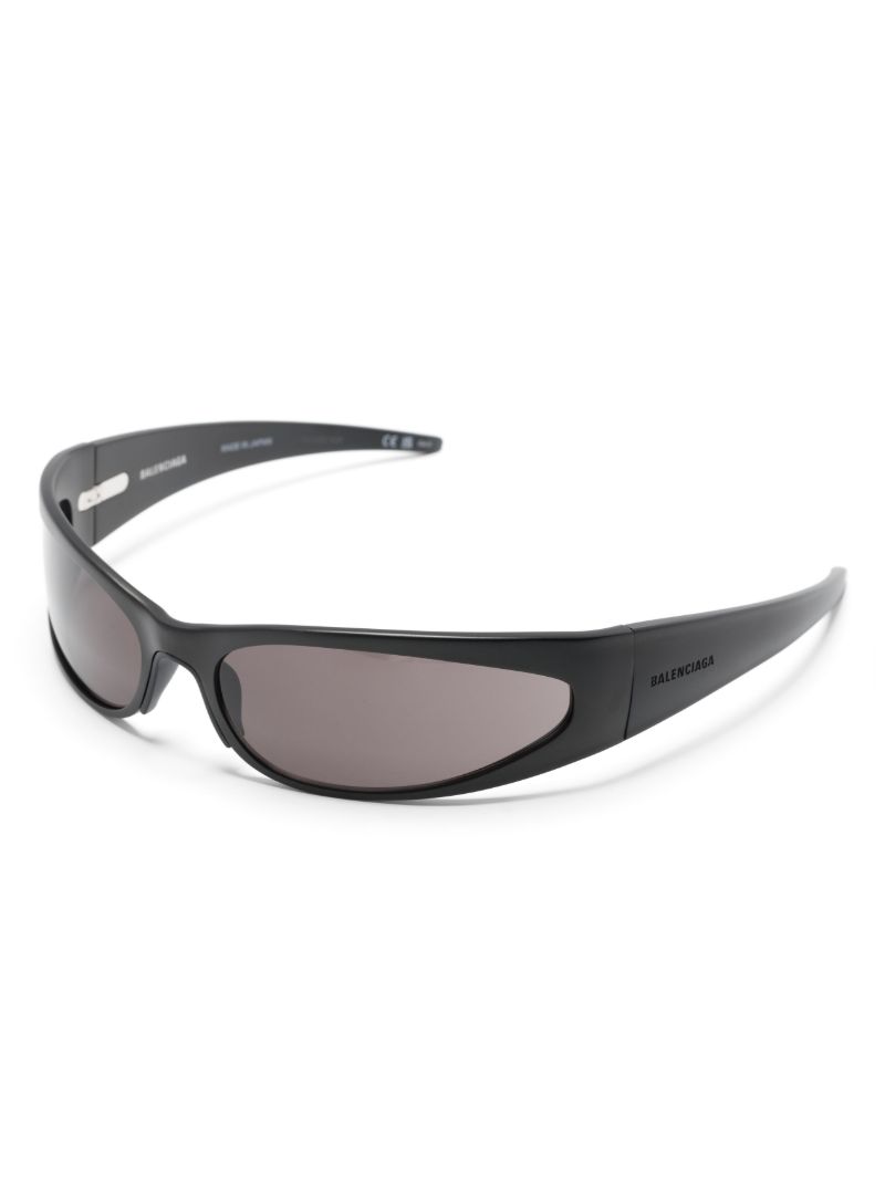 Black Reverse Xpander Wrap Sunglasses