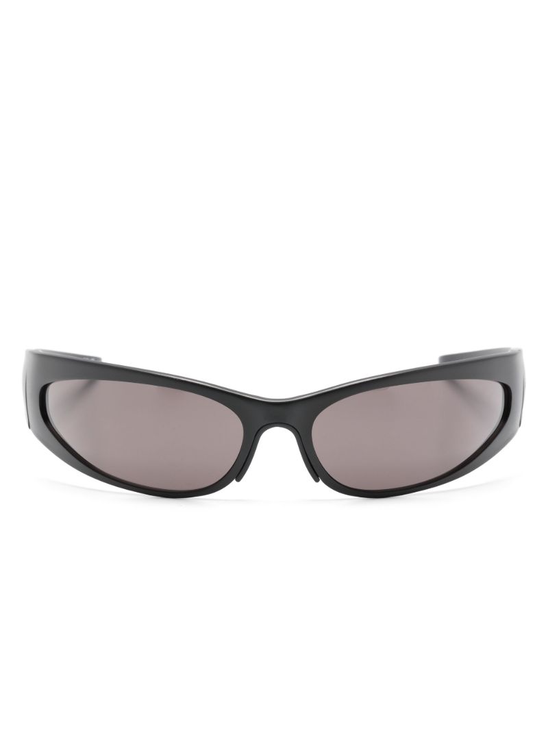 Black Reverse Xpander Wrap Sunglasses