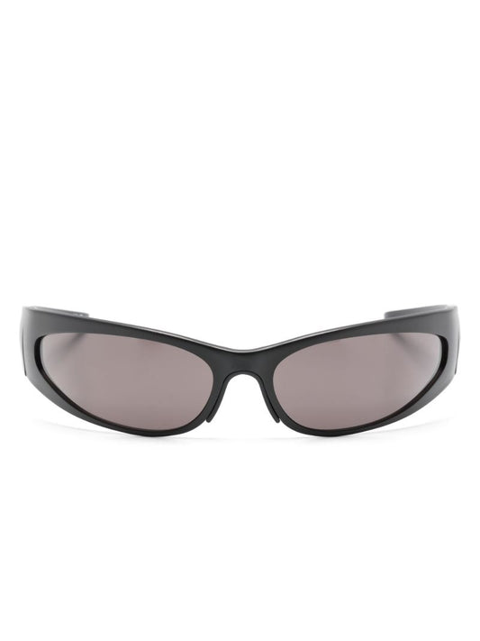 Black Reverse Xpander Wrap Sunglasses