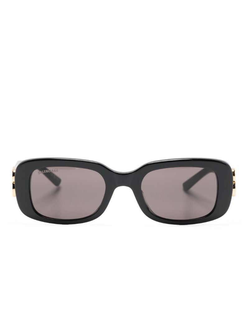 Black Dynasty Rectangle Sunglasses
