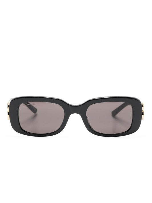 Black Dynasty Rectangle Sunglasses