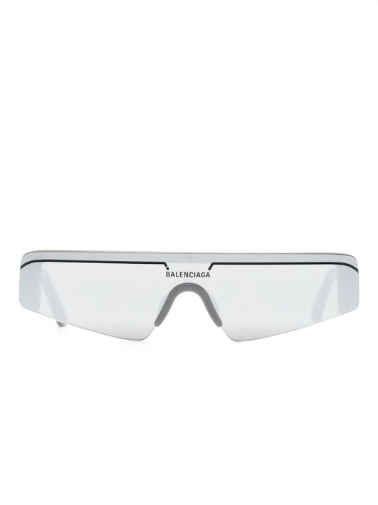 Grey Ski Rectangular-frame Sunglasses