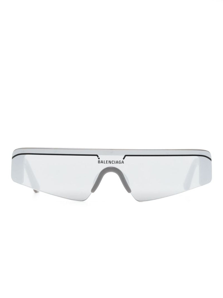 Grey Ski Rectangular-frame Sunglasses