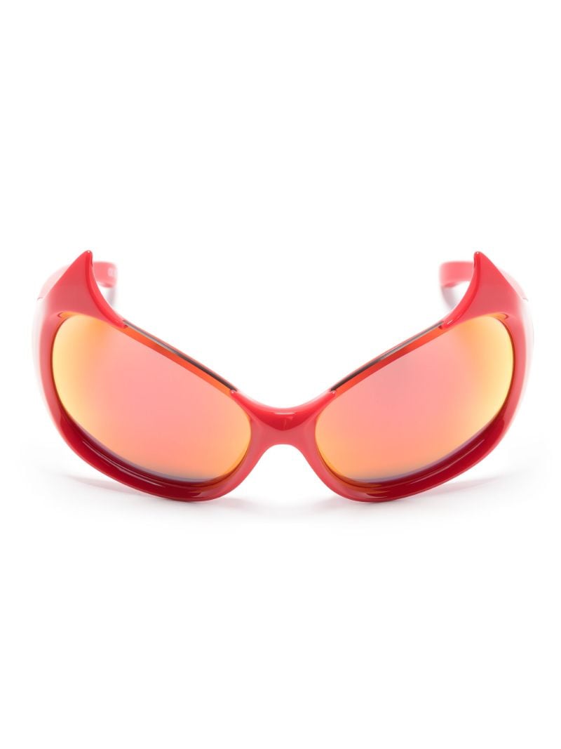 Red Gotham Cat-eye Sunglasses