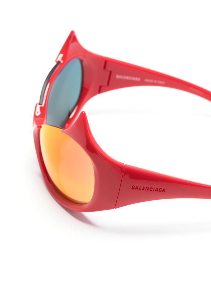 Red Gotham Cat-eye Sunglasses
