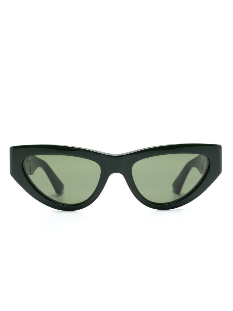 Green Angle Cat-eye Sunglasses