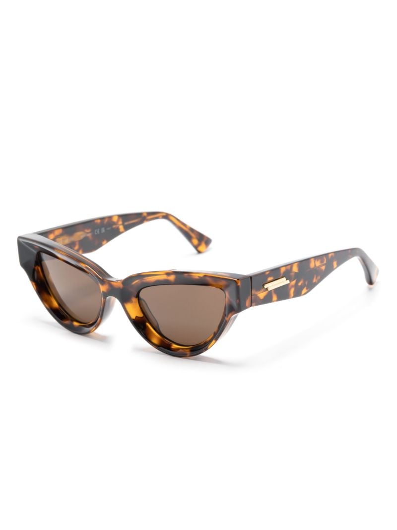 Brown Edgy Cat-eye Sunglasses