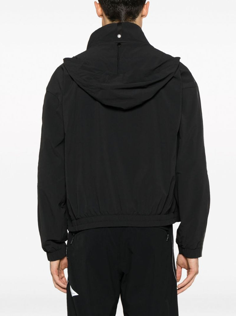 Black Double Knit Hoodie