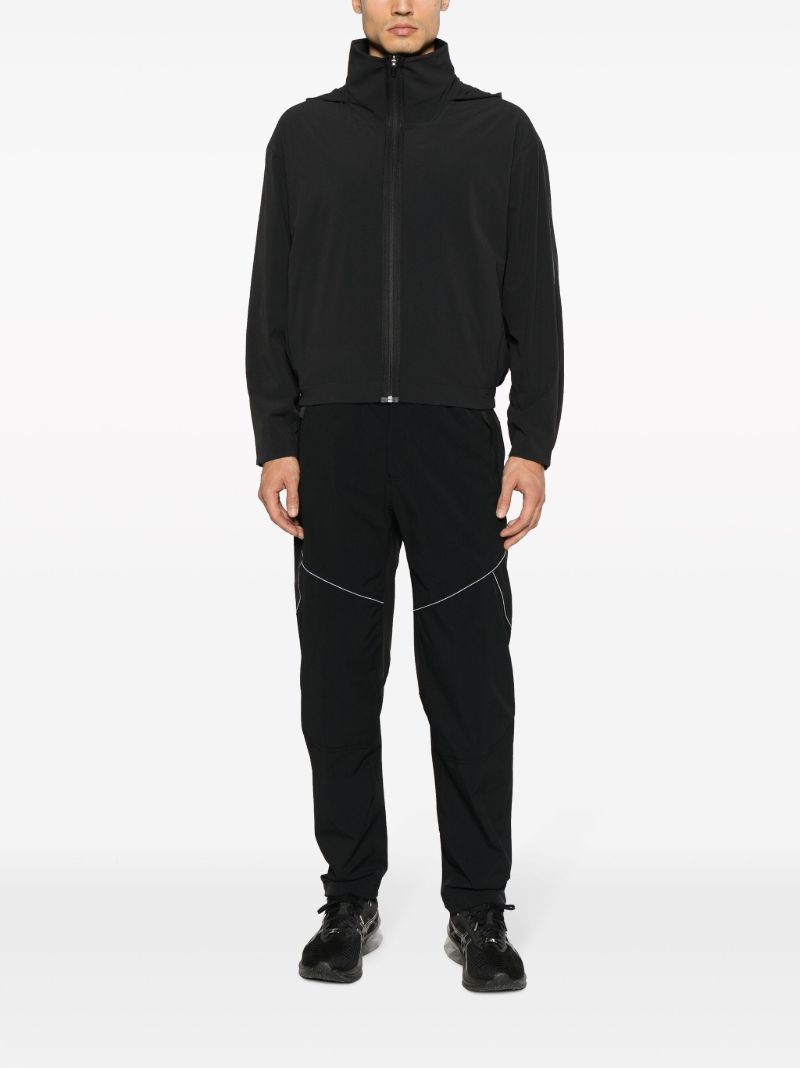 Black Double Knit Hoodie