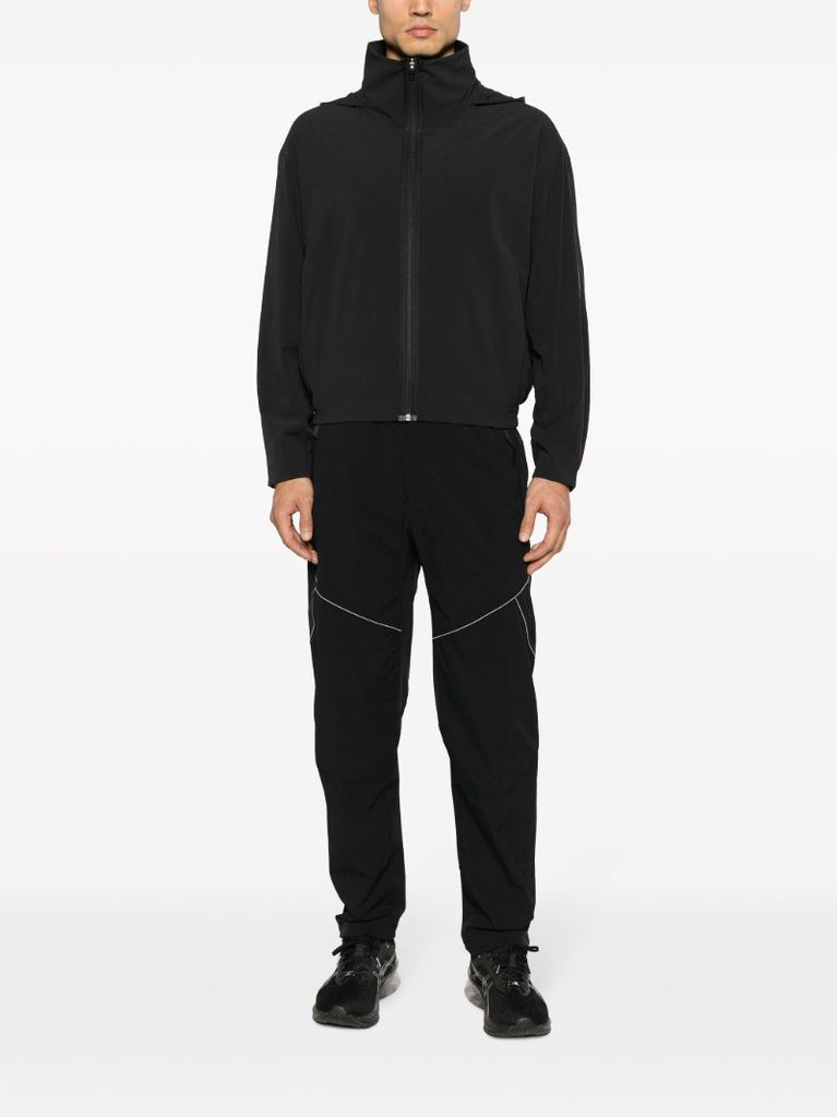 Black Double Knit Hoodie
