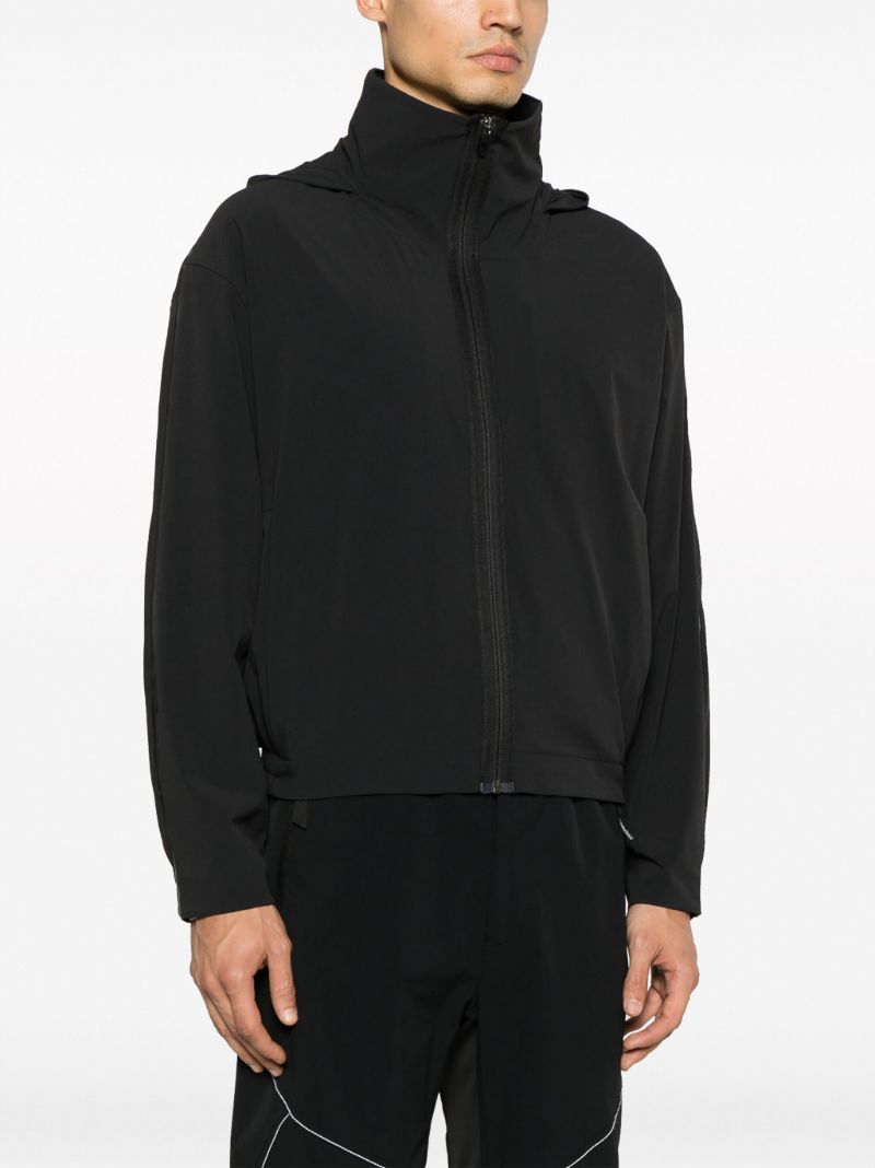 Black Double Knit Hoodie